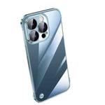 For iPhone 12 Pro Max Electroplating Frameless Clear PC Phone Case(Transparent)