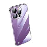 For iPhone 14 Pro Frameless Cool Gradient PC Phone Case(Purple)