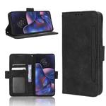 For Motorola Edge 2022 Skin Feel Calf Texture Card Slots Leather Phone Case(Black)