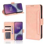 For OPPO  Reno8 Lite 5G Global/Reno8 Z/Reno7 Z Skin Feel Calf Texture Card Slots Leather Phone Case(Pink)