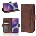 For OPPO  Reno8 Lite 5G Global/Reno8 Z/Reno7 Z Skin Feel Calf Texture Card Slots Leather Phone Case(Brown)