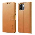 For Xiaomi Redmi A1 LC.IMEEKE Calf Texture Horizontal Flip Leather Case(Yellow)