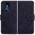 For Infinix Note 12 Pro 5G Tiger Embossing Pattern Horizontal Flip Leather Phone Case(Black)