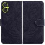For Tecno Camon 19 Neo Tiger Embossing Pattern Horizontal Flip Leather Phone Case(Black)