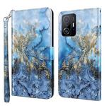 For Xiaomi 11T Pro 3D Painting Pattern TPU + PU Phone Case(Milky Way)