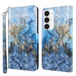 For Samsung Galaxy S23 5G 3D Painting Pattern TPU + PU Phone Case(Milky Way)