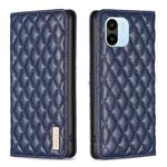 For Xiaomi Redmi A1 / A1+ Diamond Lattice Magnetic Leather Flip Phone Case(Blue)