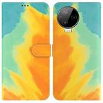 For Infinix Note 12 Pro 4G Watercolor Pattern Flip Leather Phone Case(Autumn Leaf Color)