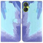 For Tecno Camon 19 Neo Watercolor Pattern Flip Leather Phone Case(Winter Snow)