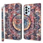 For Samsung Galaxy A23e 3D Painted Leather Phone Case(Colorful Mandala)