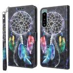 For Sony Xperia 5 IV 3D Painted Leather Phone Case(Colorful Dreamcatcher)
