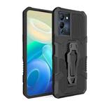 For Infinix Note 12 G96 Armor Warrior Shockproof PC + TPU Phone Case(Black)