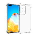 For Huawei P40 Pro+ Shockproof Non-slip Waterproof Thickening TPU Protective Case(Transparent)