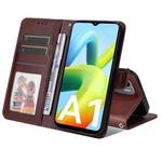For Xiaomi Redmi A1 4G JSM Calf Texture Leather Phone Case(Brown)