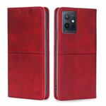 For vivo Y52t Cow Texture Magnetic Leather Phone Case(Red)