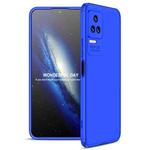 For Xiaomi Poco F4 5G / Redmi K40S GKK Three Stage Splicing Full Coverage PC Phone Case(Blue)