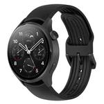 For Xiaomi Watch S1 Pro Silicone Watch Band(Black)