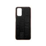 For Samsung Galaxy A13 4G Nano Electroplate Mahjong Texture Leather Phone Case(Black)