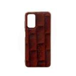For Samsung Galaxy A33 5G Nano Electroplate Mahjong Texture Leather Phone Case(Brown)
