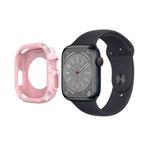 Carbon Fiber Shockproof Case For Apple Watch Series 8&7 41mm(Pink)