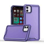 For iPhone 11 Armour Two-color TPU + PC Phone Case(Purple)