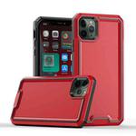 For iPhone 11 Pro Armour Two-color TPU + PC Phone Case(Red+Black)