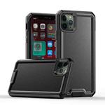 For iPhone 11 Pro Max Armour Two-color TPU + PC Phone Case(Black)