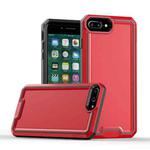 For iPhone 8 Plus / 7 Plus Armour Two-color TPU + PC Phone Case(Red+Black)