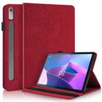 For Lenovo Tab P11 Pro Gen 2 Life Tree Series Horizontal Flip Leather Case with Holder(Red)