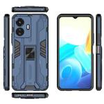 For vivo Y77E Supersonic PC + TPU Shock-proof Phone Case(Blue)