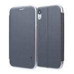 For iPhone XR CMai2 Linglong Series PC+PU Horizontal Flip Leather Case with Holder & Card Slot(Grey)