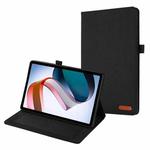 For Xiaomi Redmi Pad 10.61 Fabric Leather Tablet Case(Black)