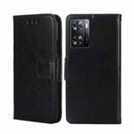 For OPPO A57s 4G / A57e 4G Crystal Texture Flip Leather Phone Case(Black)