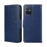 For OPPO K10 5G Global Crystal Texture Flip Leather Phone Case(Royal Blue)