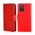 For vivo Y52t Crystal Texture Flip Leather Phone Case(Red)