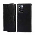 For OnePlus Nord N20 SE 4G Crystal Texture Flip Leather Phone Case(Black)