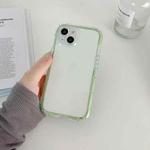 For iPhone 14 Pro Max Luminous TPU Phone Case(Transparent Green)