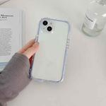 For iPhone 12 Luminous TPU Phone Case(Transparent Blue)