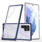 For Samsung Galaxy S23 Ultra 5G Bright Series Clear Acrylic + PC + TPU Phone Case(Navy Blue)