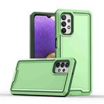 For Samsung Galaxy A32 5G Armour Two-color TPU + PC Phone Case(Green+Grey)