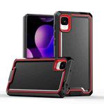 For TCL ION z Armour Two-color TPU + PC Phone Case(Black+Red)