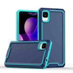 For TCL ION z Armour Two-color TPU + PC Phone Case(Blue+Sky Blue)
