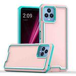 For T-Mobile Revvl 6 5G Armour Two-color TPU + PC Phone Case(Pink+Blue)