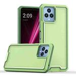 For T-Mobile Revvl 6 5G Armour Two-color TPU + PC Phone Case(Green+Grey)