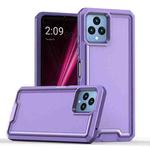 For T-Mobile Revvl 6 5G Armour Two-color TPU + PC Phone Case(Purple)