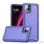 For T-Mobile Revvl 6 Pro 5G Armour Two-color TPU + PC Phone Case(Purple)
