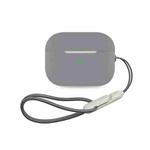 For AirPods Pro 2 Earphone Silicone Protective Case(Grey)