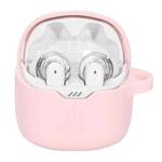 For JBL Tune Flex Earphone Silicone Protective Case(Pink)