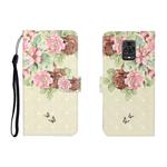 For Xiaomi Redmi Note 9 Pro 3D Colored Drawing Horizontal Flip Leather Case with Holder & Card Slot & Wallet(Big Flower Butterfly)