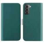 For Samsung Galaxy S23+ 5G Candy Color Litchi Texture Leather Phone Case(Dark Green)